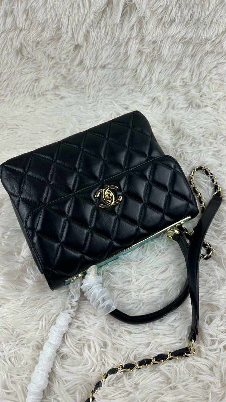 Ch**el top handle bags